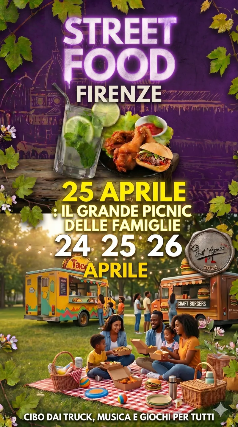 Gust’Aspasso Street Food Firenze   Locandina