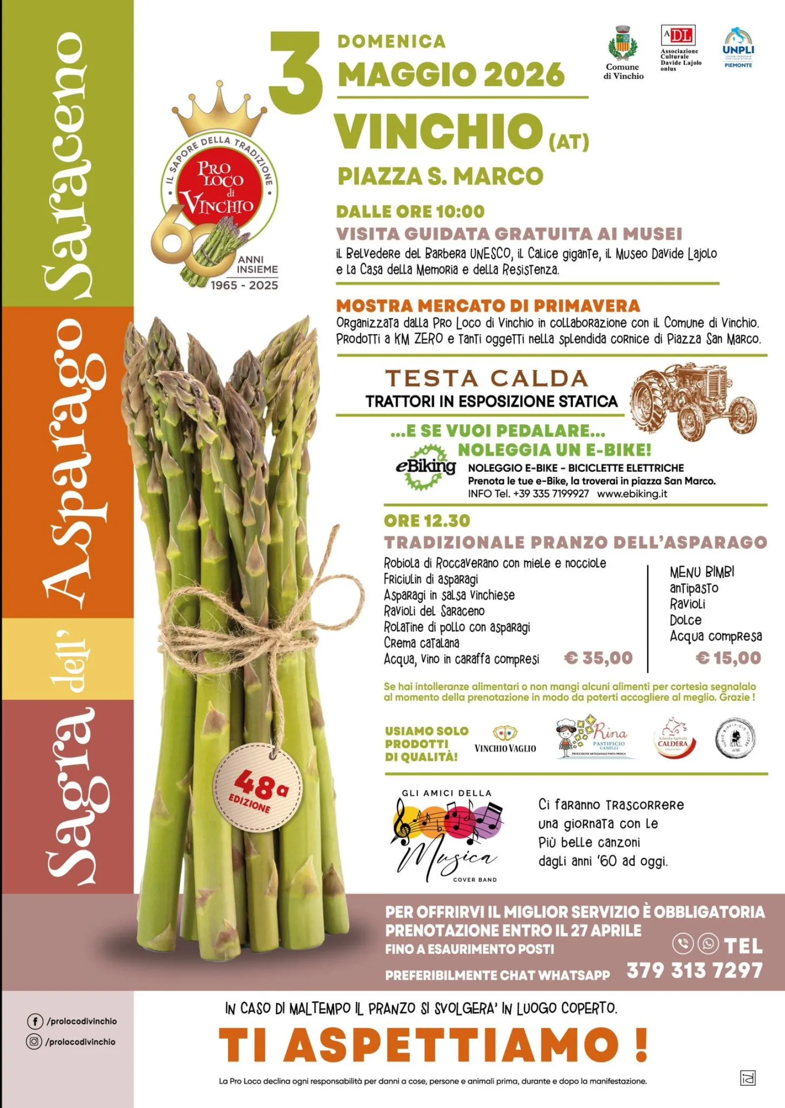 Sagra dell’Asparago Saraceno Vinchio