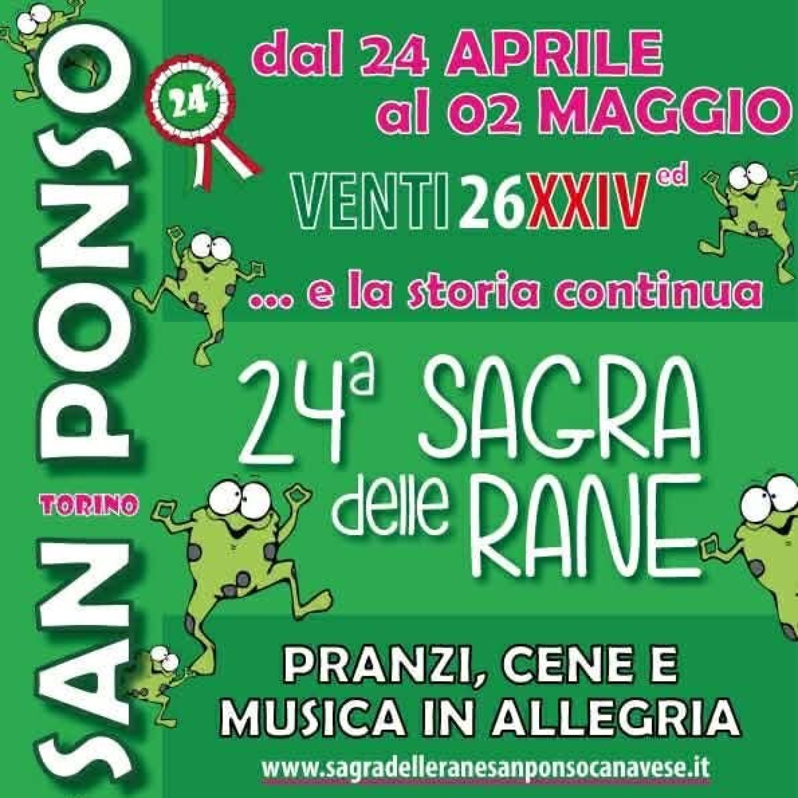 Sagra delle Rane San Ponso
