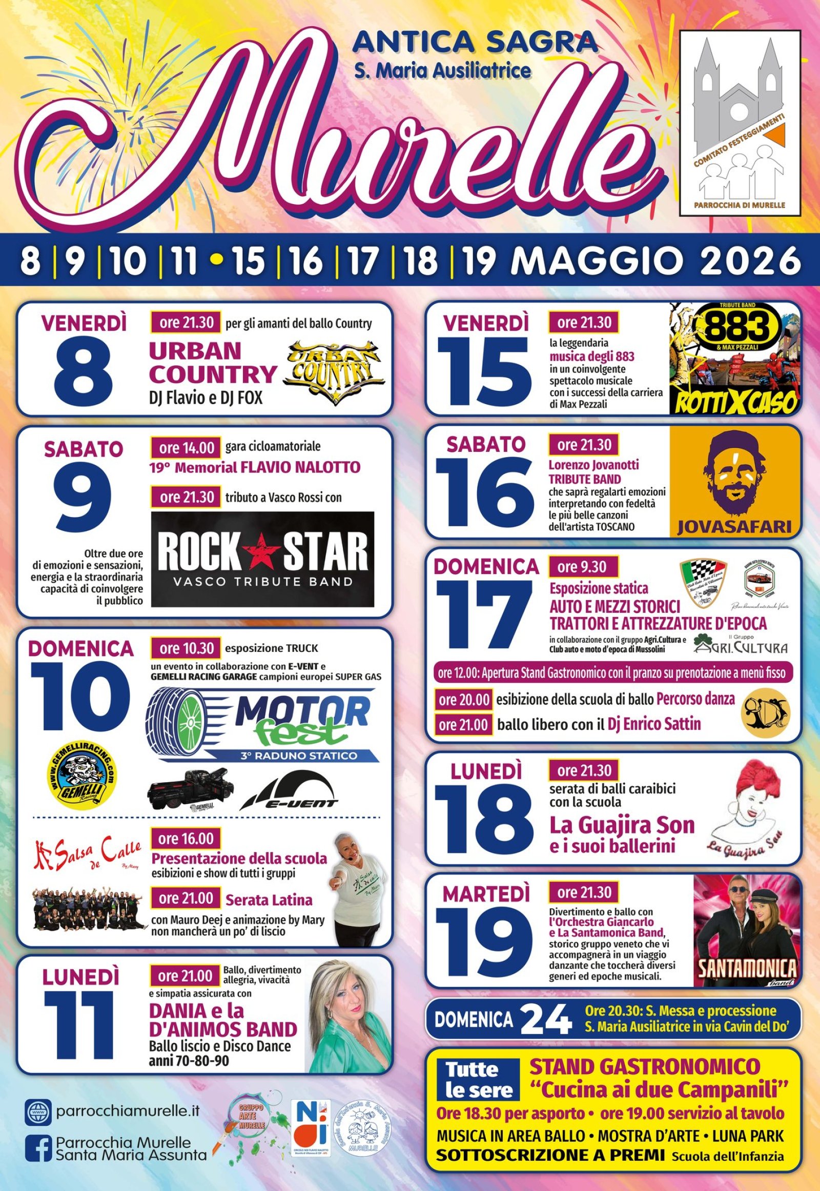 Antica Sagra Santa Maria Ausiliatrice Murelle Programma