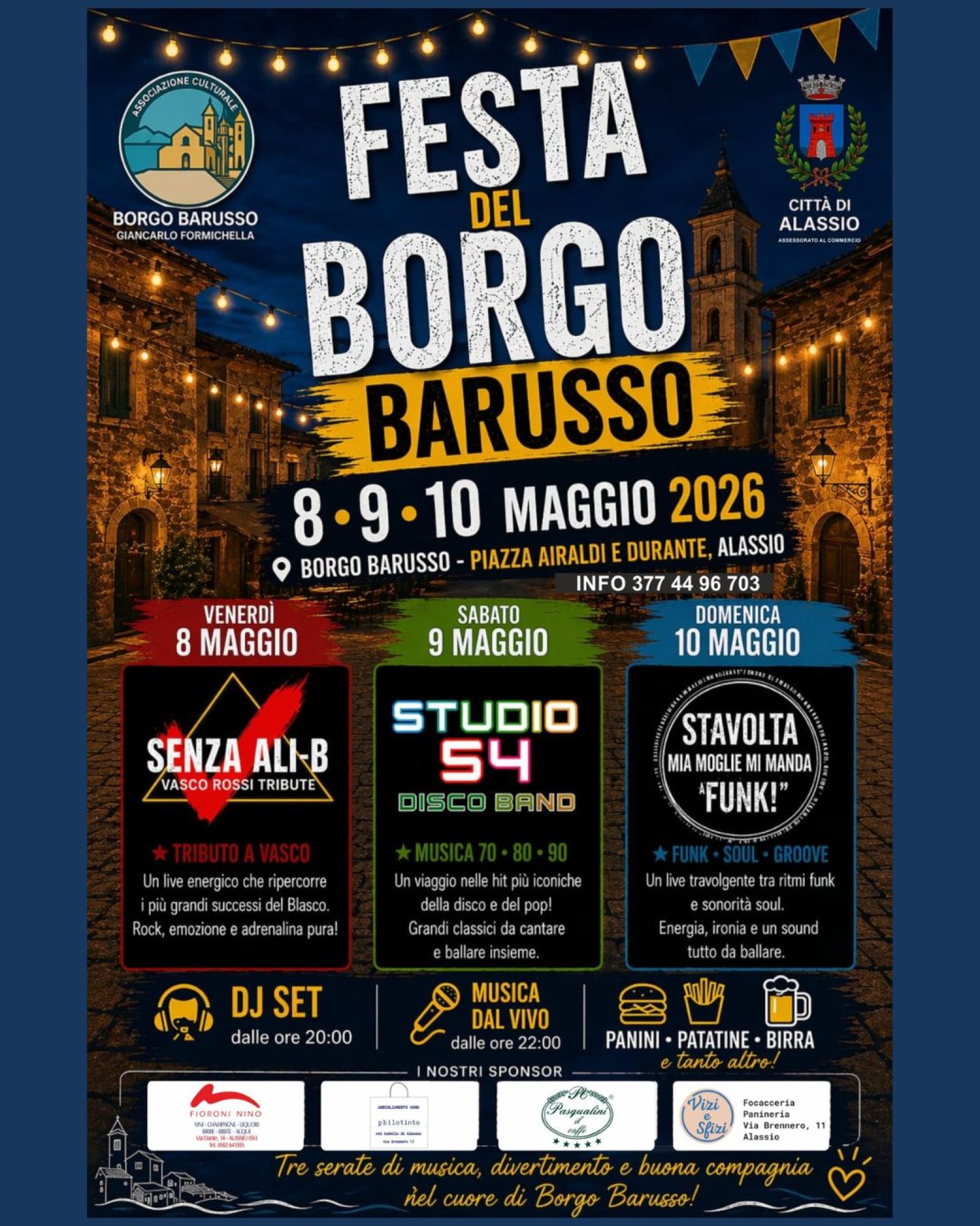 Borgo Barusso In Festa Alassio Programma
