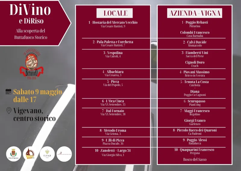 DiVino E DiRiso Vigevano Locali