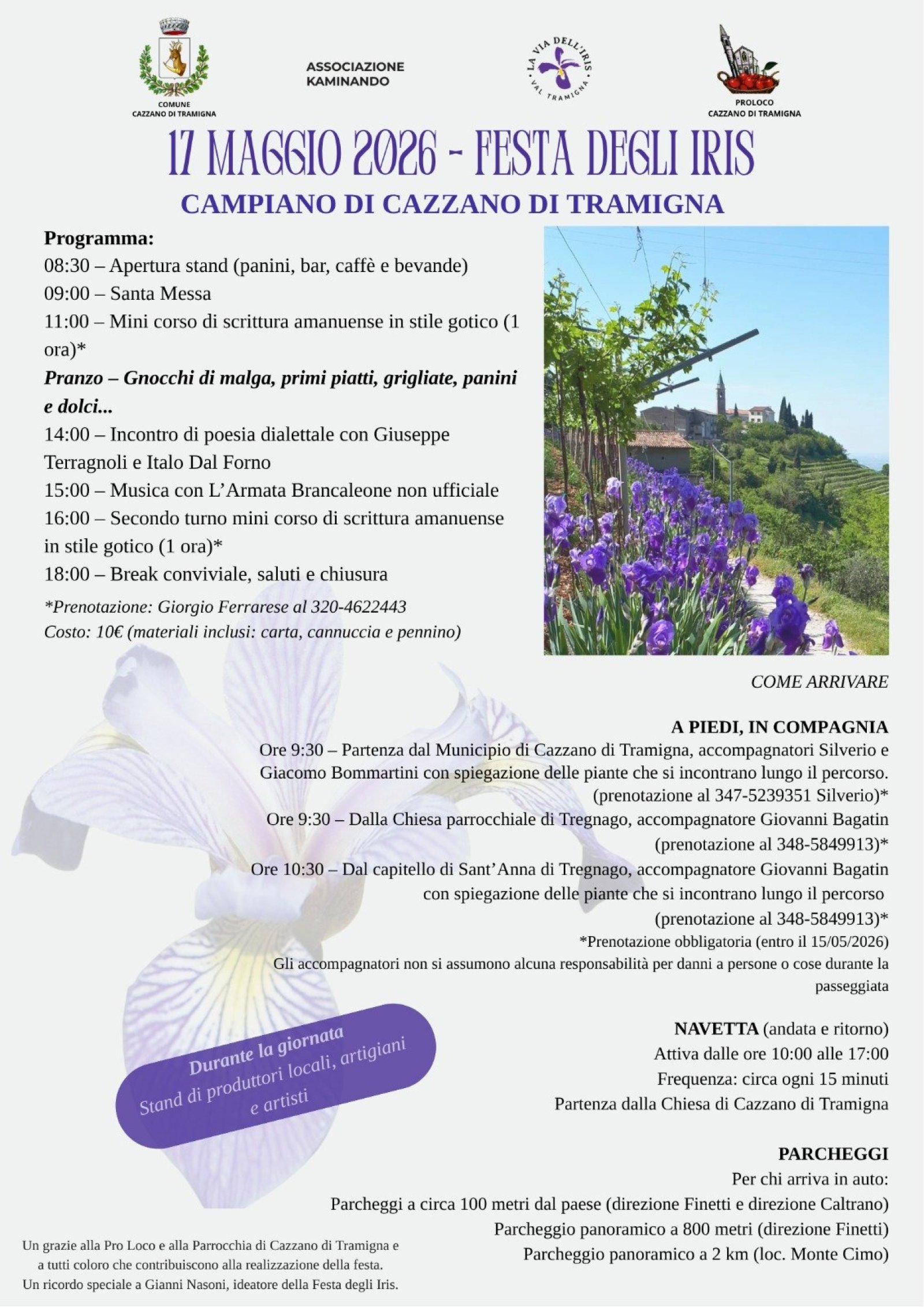 Festa degli Iris Campiano di Cazzano di Tramigna