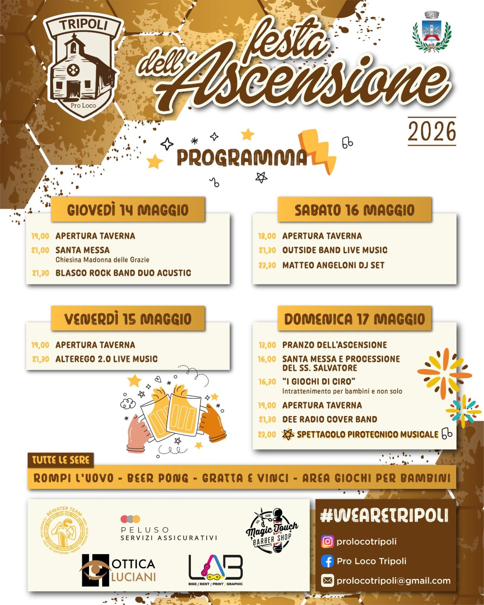 Festa Dell'Ascensione Marsciano Programma