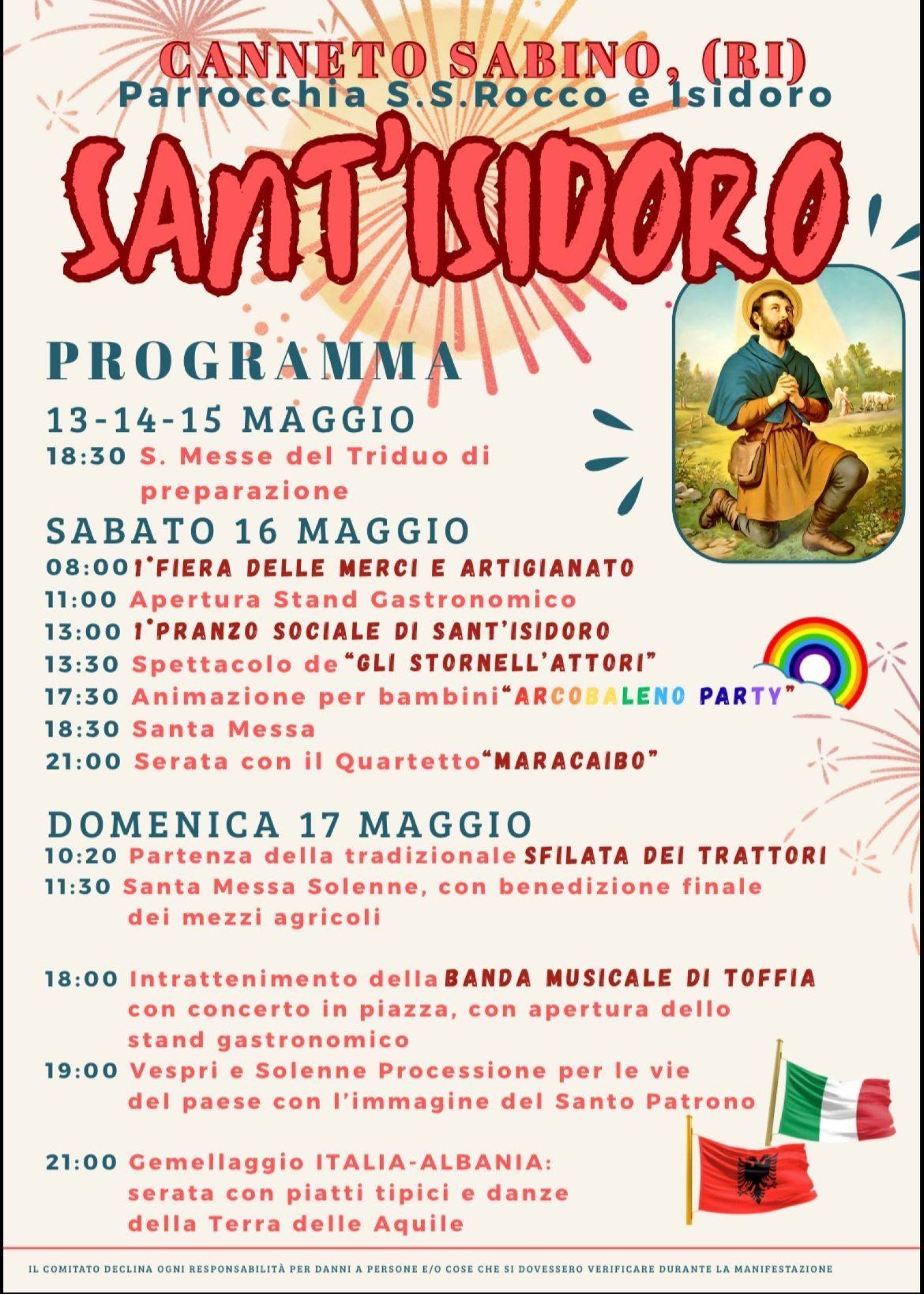 Festa di Sant’Isidoro Canneto Sabino
