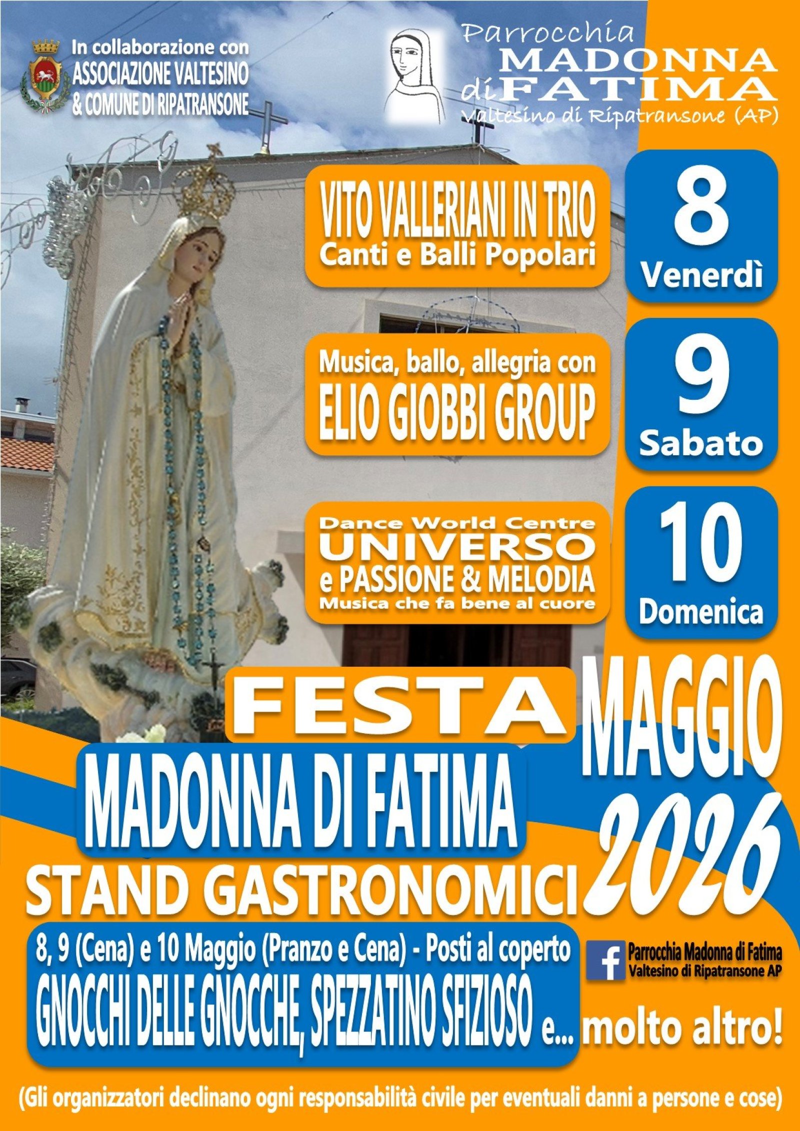 Festa Madonna di Fatima Valtesino di Ripatransone