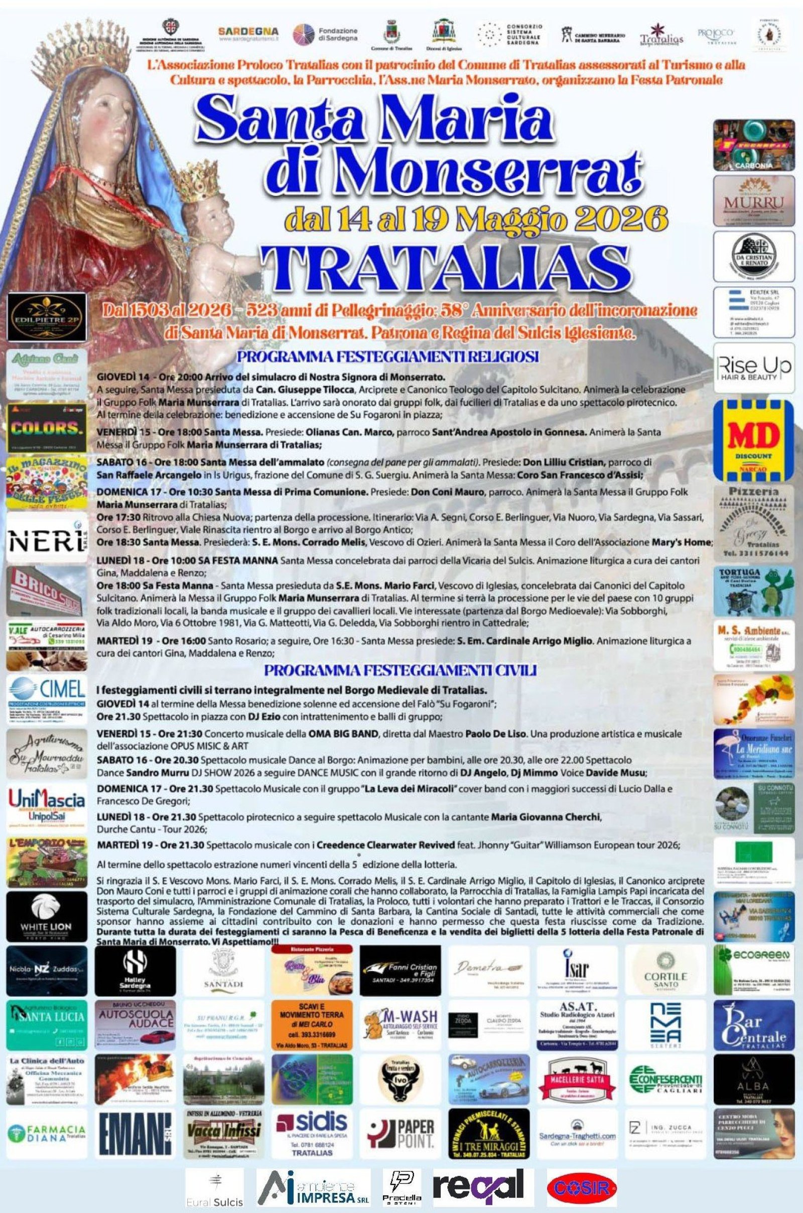 Festa Santa Maria di Monserrato Tratalias