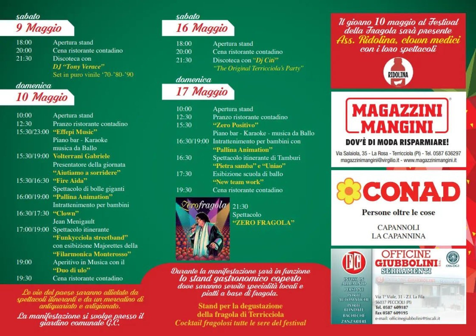 Festival Della Fragola Terricciola Programma