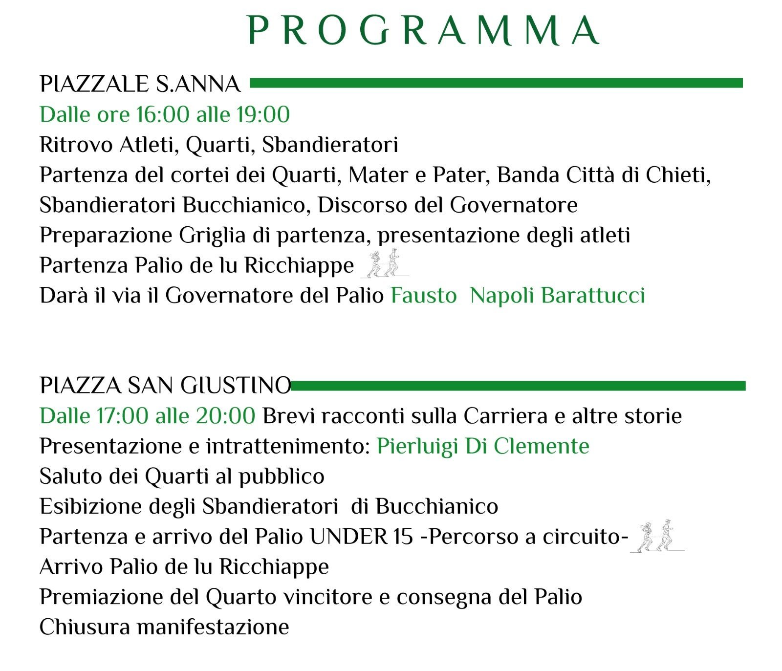 Il Palio De Lu Ricchiappe Chieti Programma