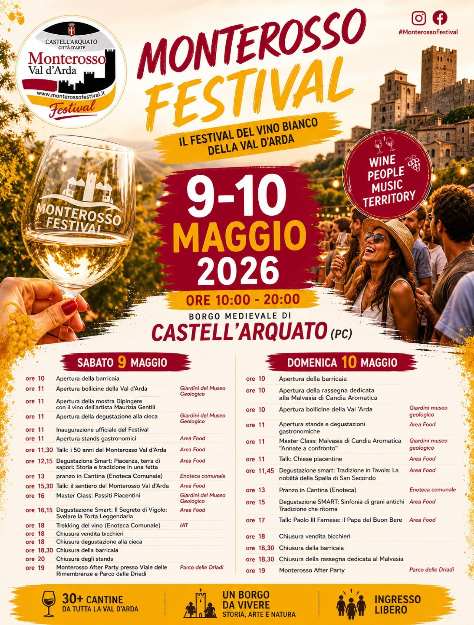 Monterosso Val D&rsquo;Arda Festival Castell'Arquato