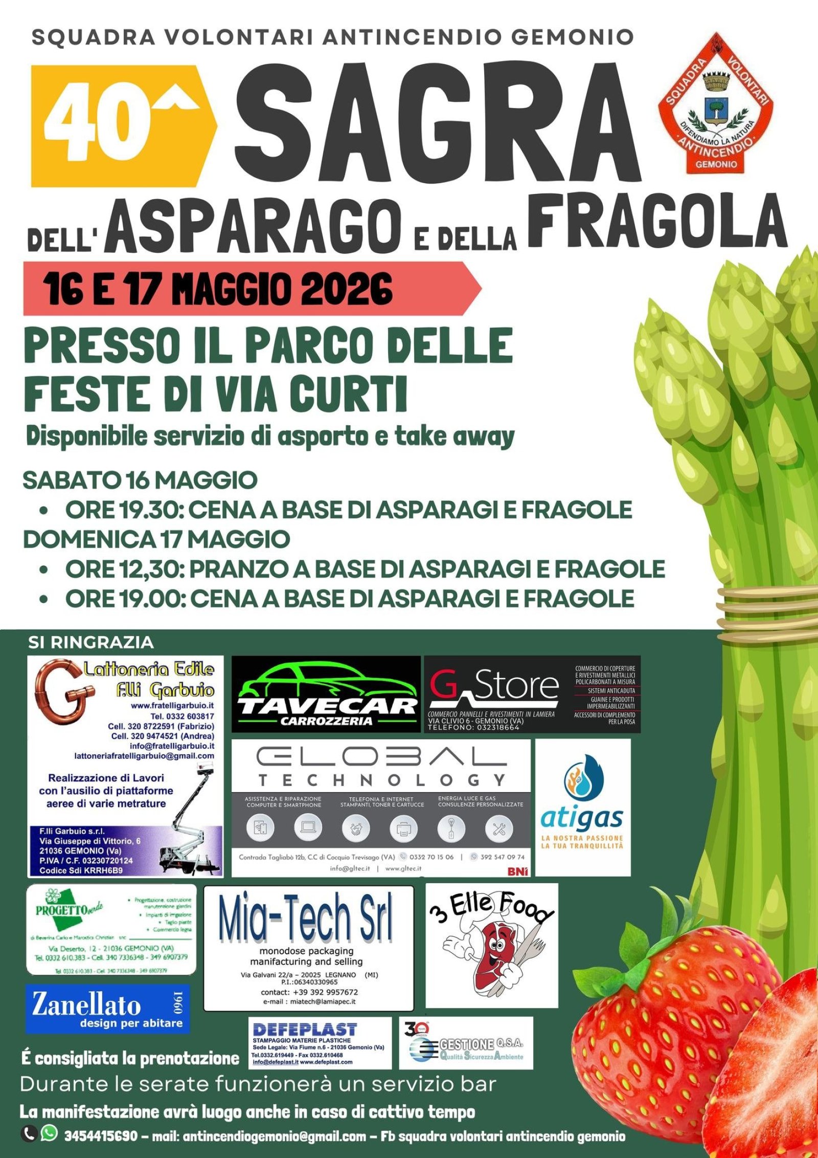 Sagra dell'Asparago e della Fragola Gemonio