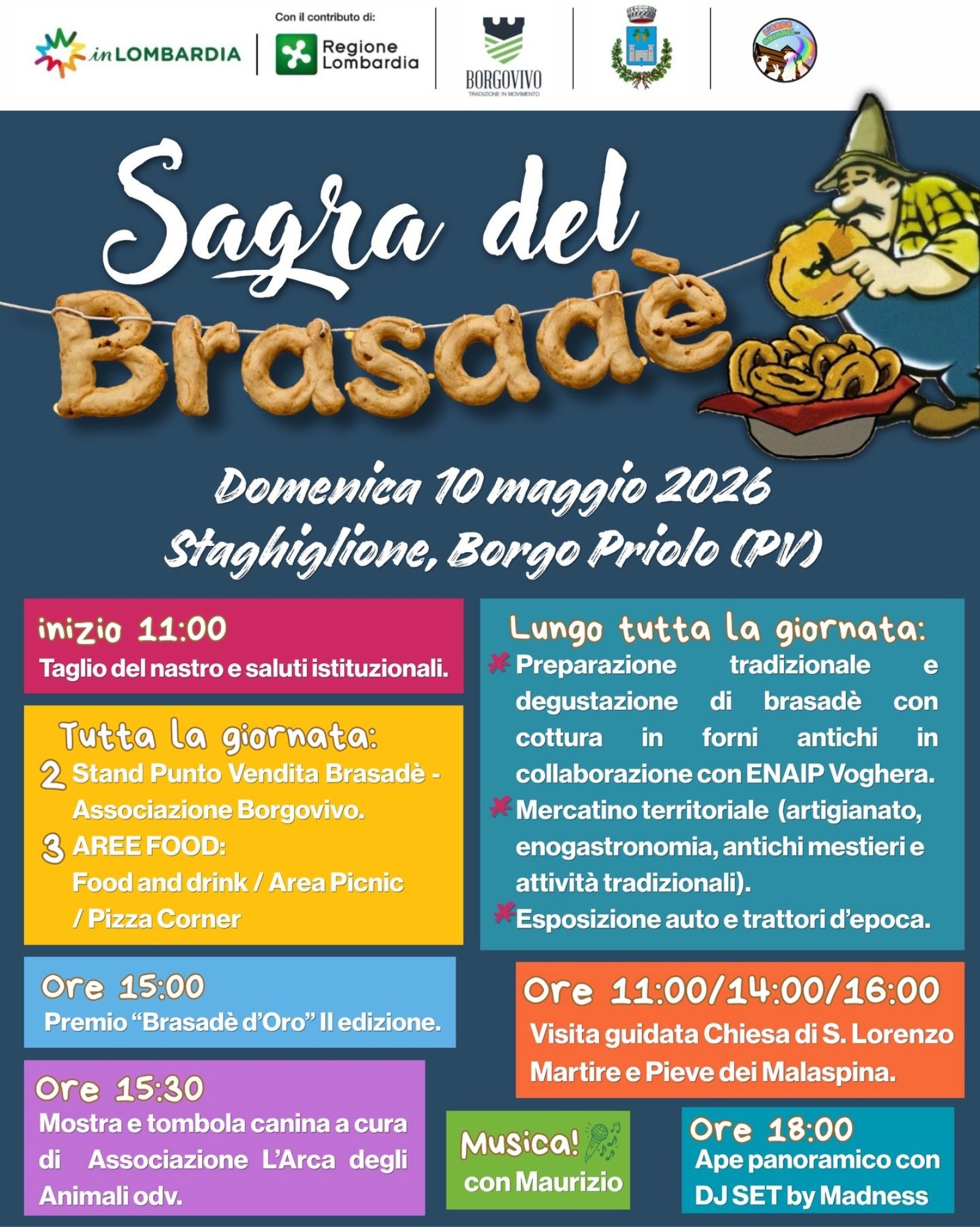 Sagra Del Brasad&eacute; Staghiglione Programma