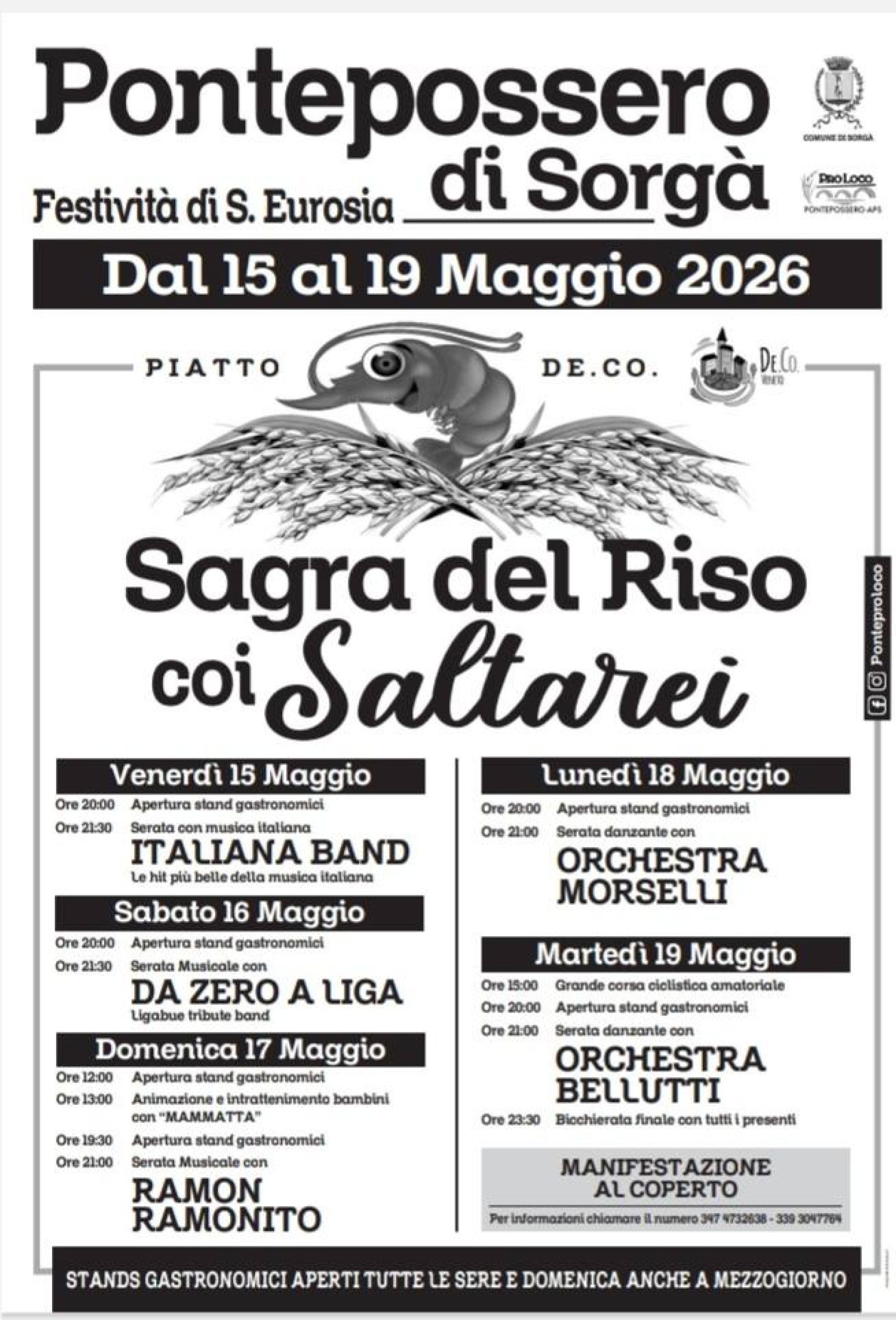 Sagra Del Riso Coi Saltarei Programma