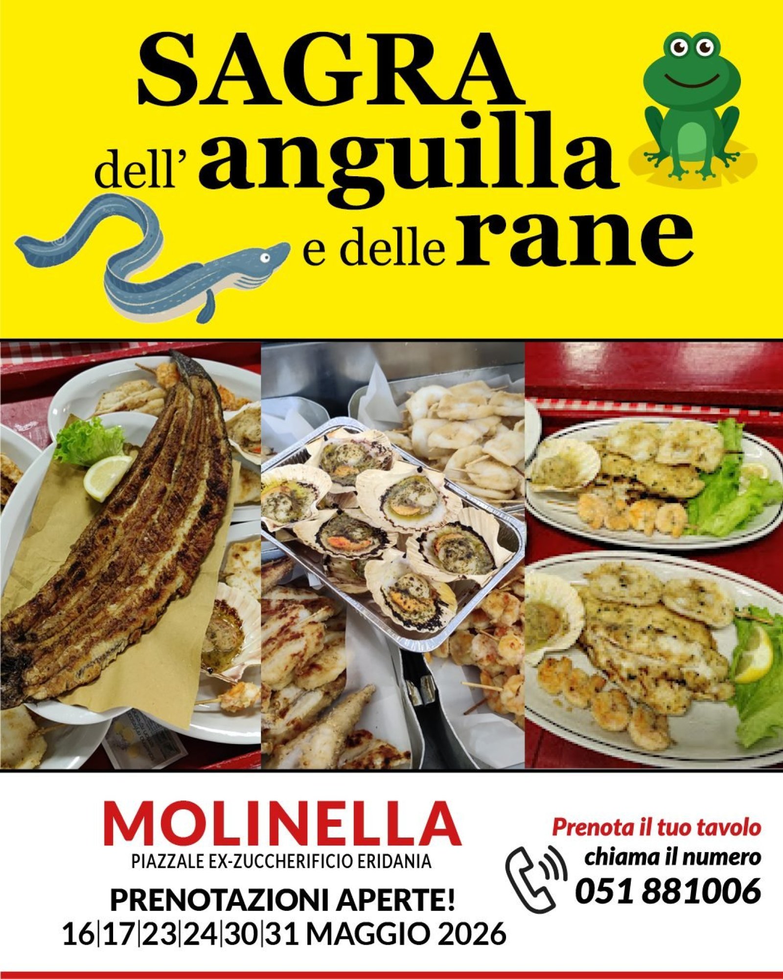 Sagra dell'Anguilla e delle Rane Molinella