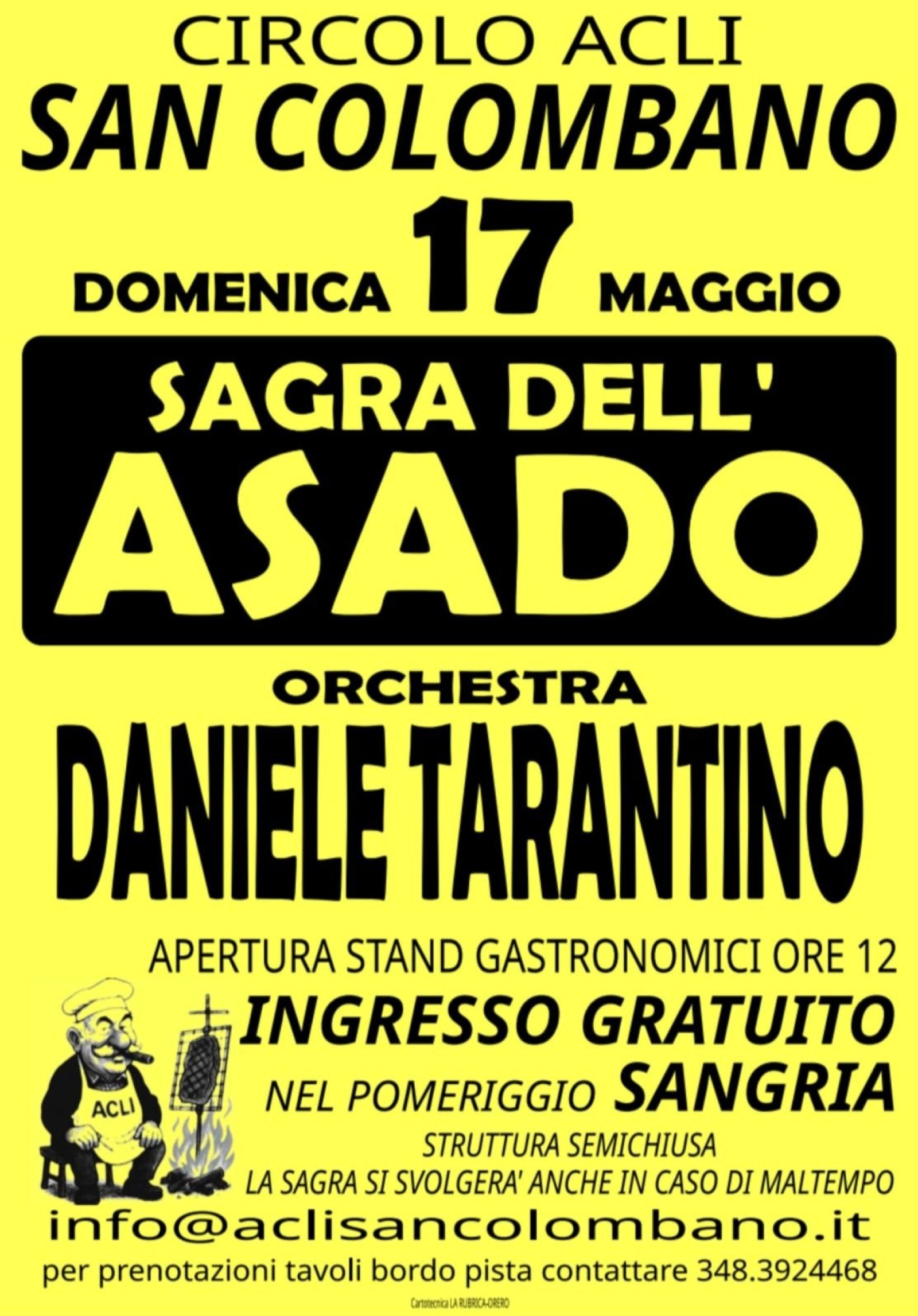 Sagra dell’Asado San Colombano Certenoli