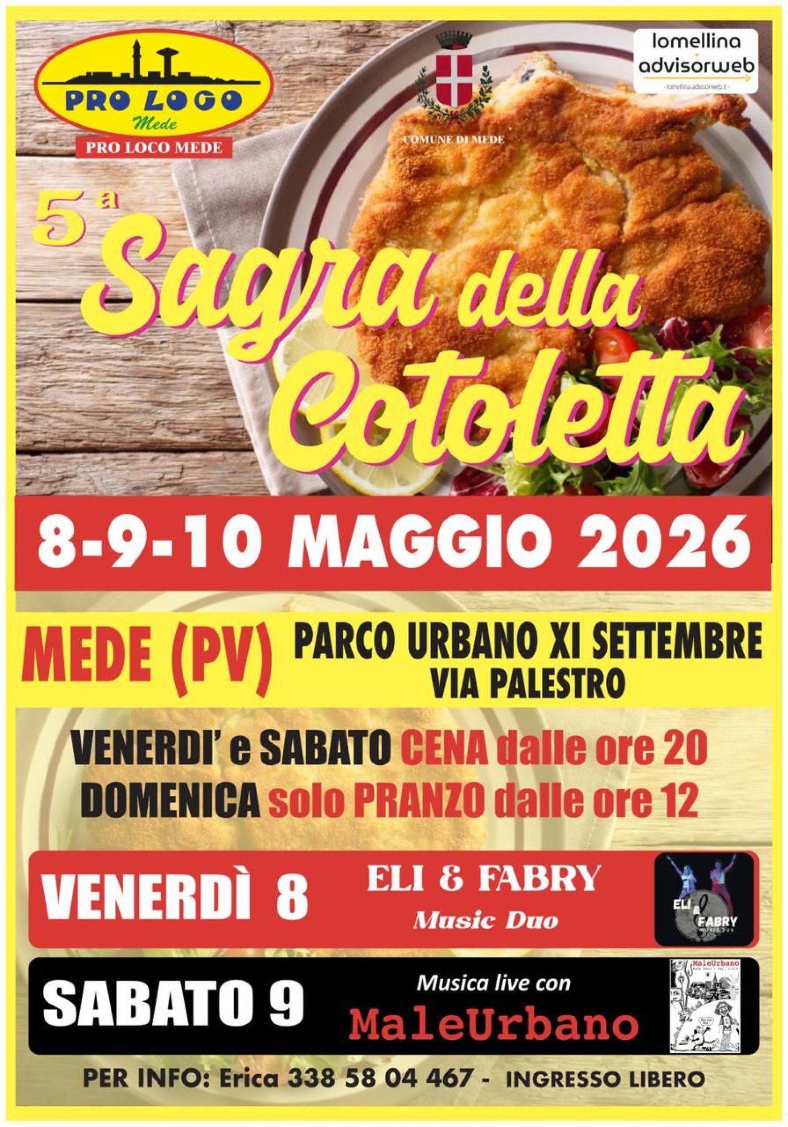 Sagra Della Cotoletta Mede Locandina