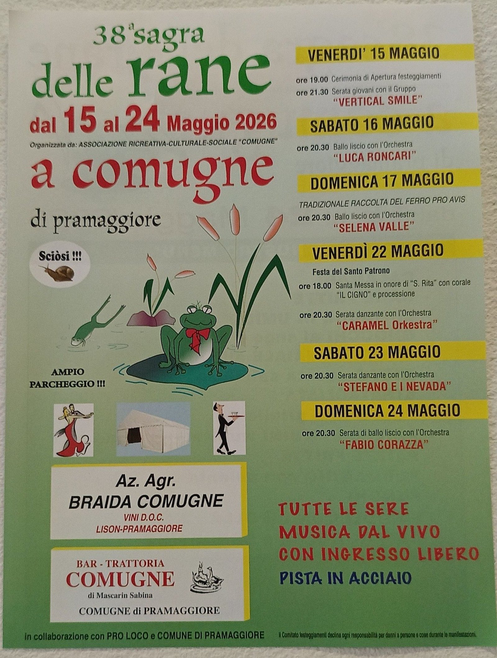 Sagra delle Rane Comugne