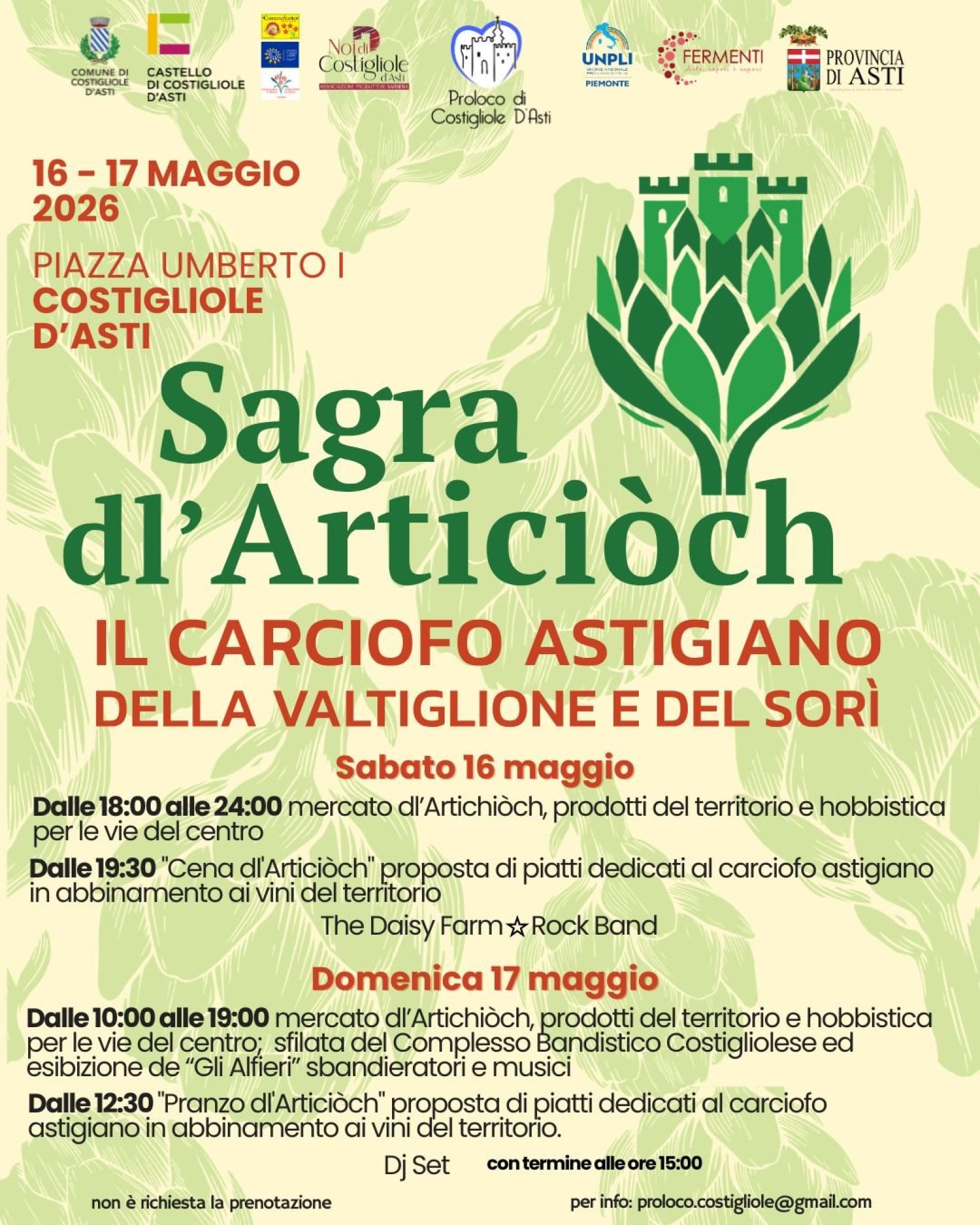 Sagra dl'Articiòch Costigliole d’Asti